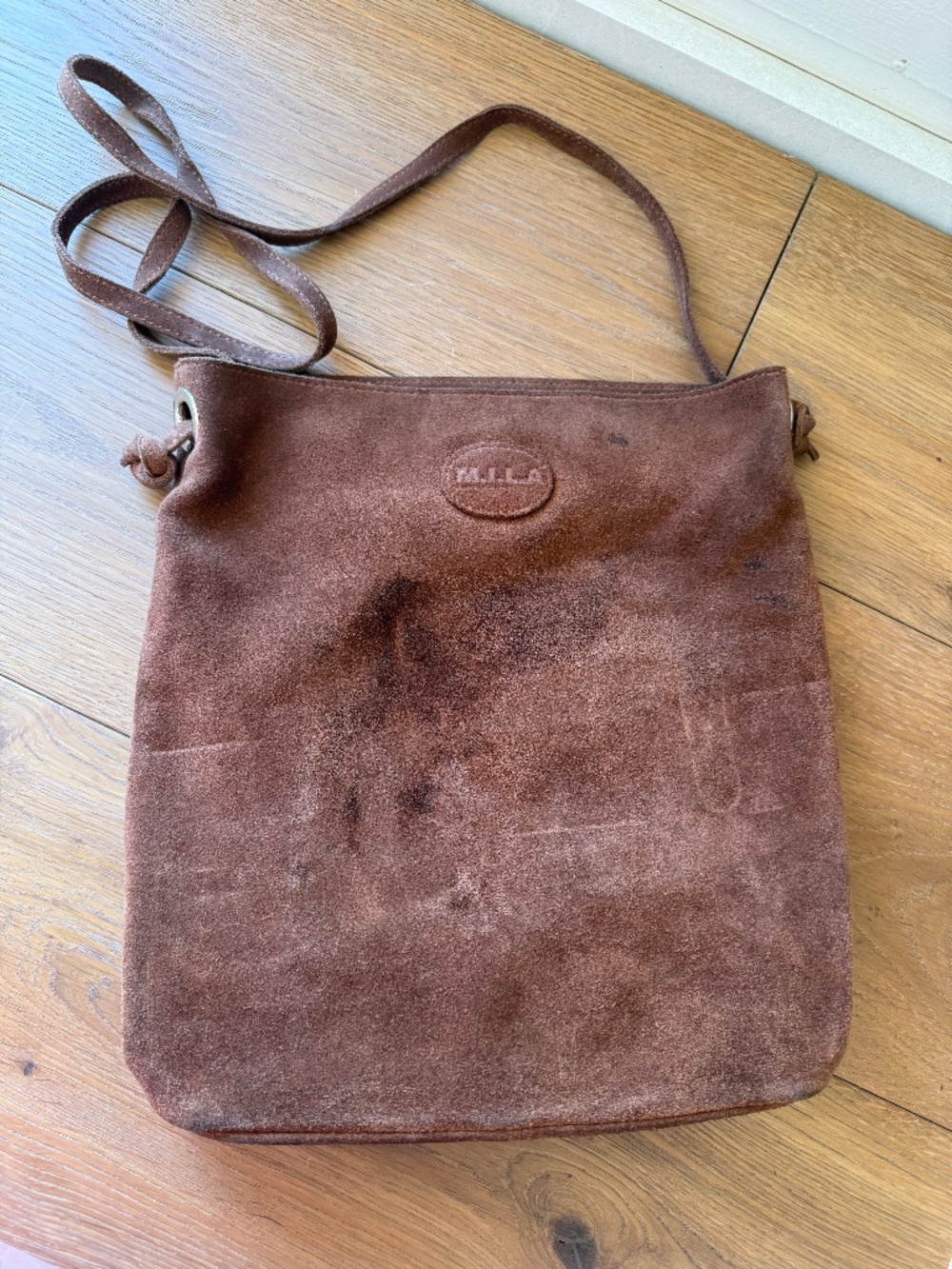 M.I.L.A. Jackie Suede Crossbody Bag
